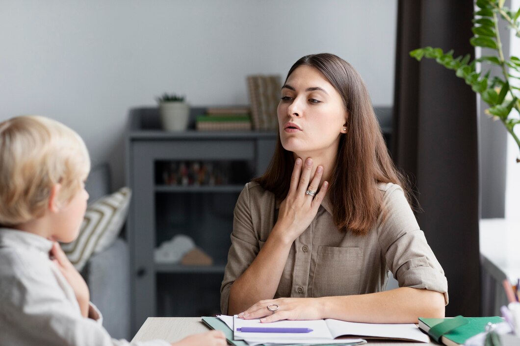 Treatment for stammering, stuttering, voice disorders, and speech clarity improvement.